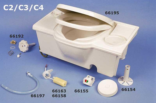 Pompa di lavaggio per cassetta in PP 66163