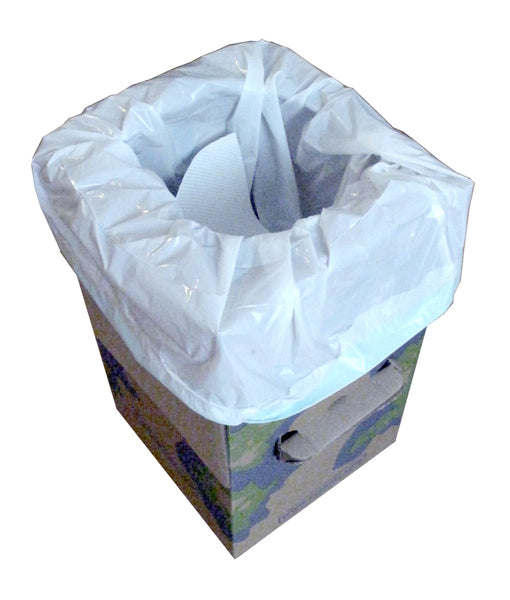 Load image into Gallery viewer, Sacchetti di ricarica Carebag per la toilette pieghevole Cleanis, 12 pezzi con inserto 66288
