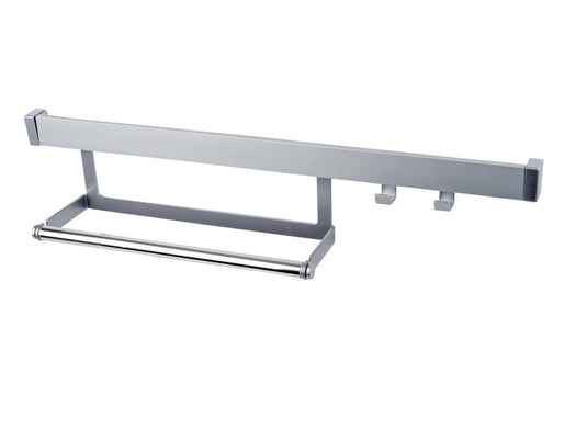 Profilo in alluminio MAGNETICO per mensola, gancio, portarotolo, portabicchieri 66586