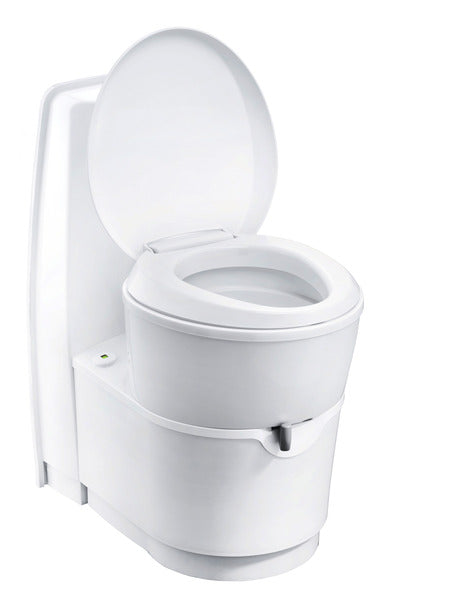 Load image into Gallery viewer, Toilette a cassetta C223-CW, bianco, scarico manuale, 18L 67103
