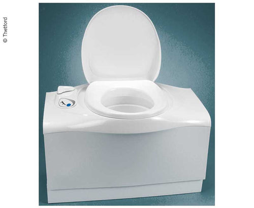 Toilette a cassetta C402-X elettrico, bianco, sinistro 671101