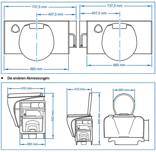 Load image into Gallery viewer, Servizi igienici bancari C502-X elettrico, bianco, apertura di comando a sinistr 67114
