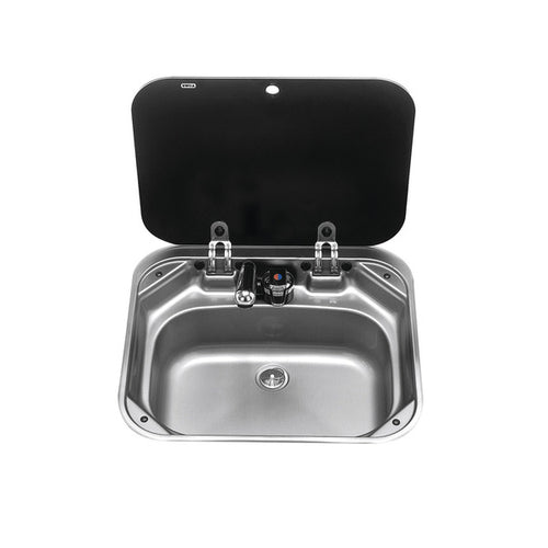 Lavello in acciaio inox SMEV B420xH145xT370mm Mod.8005 70135