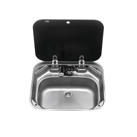 Lavello in acciaio inox SMEV B420xH145xT370mm Mod.8005 70135