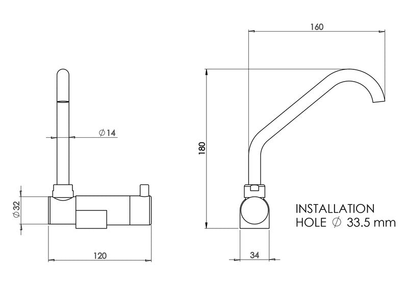 Load image into Gallery viewer, Miscelatore monocomando lavabo 350x320x180x180 70508 705081
