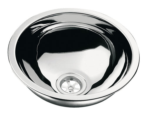 Lavello da incasso rotondo in acciaio inox Ø 26cm 705093
