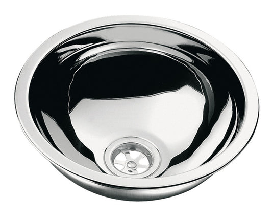 Lavello da incasso rotondo in acciaio inox Ø 26cm 705093