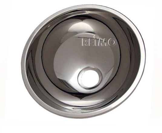 lavello in acciaio inox tondo 300mm, profondità 140mm 705096