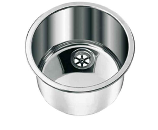 Lavello da incasso in acciaio inox tondo Ø30cm 705098
