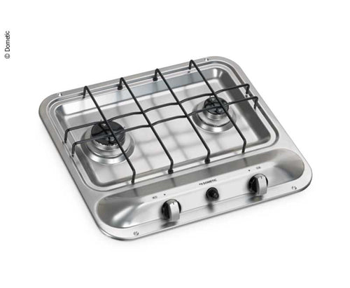 Cucina a gas inox 2 fiamme 30 mbar HB2370 705205