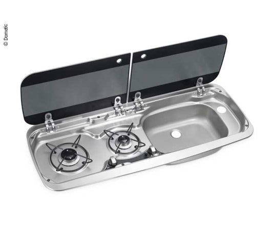 Lavello da cucina, acciaio inox HSG2370, lavello di destra 705207