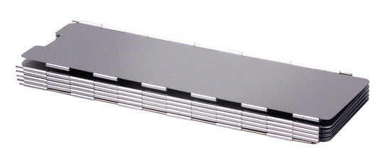 Frangivento pieghevole per fornelli, alluminio, altezza 30 cm 706640