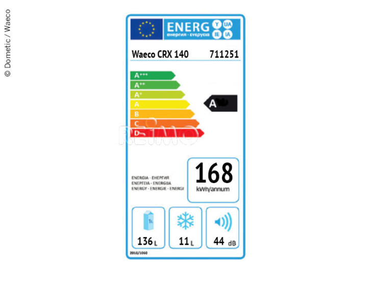 Carica immagine in Galleria Viewer, Frigorifero a compressore CoolMatic CRX-140 12/24V, 130 litri 711251
