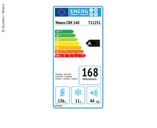 Frigorifero a compressore CoolMatic CRX-140 12/24V, 130 litri 711251