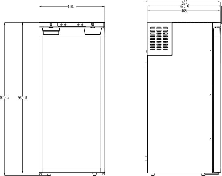 Load image into Gallery viewer, Frigorifero da incasso a compressore LR90L 713507
