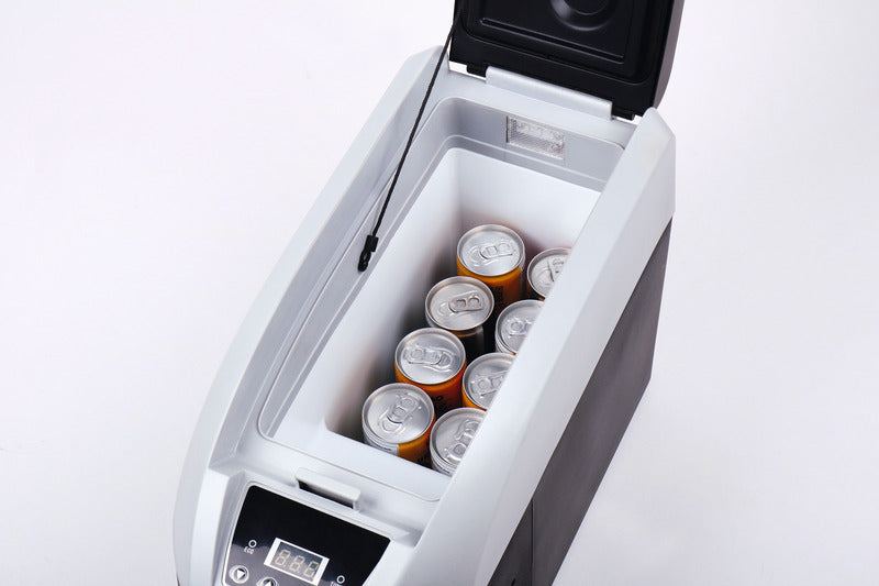Carica immagine in Galleria Viewer, Refrigeratore a compressore 12V/24V, 9l, si inserisce tra i sedili anteriori VW T5/T6 71354
