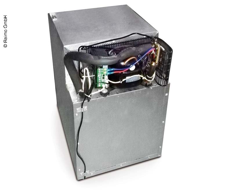 Carica immagine in Galleria Viewer, Frigo a compressore 50l, congelatore, 12/24V, corpo in acciaio inox 713570
