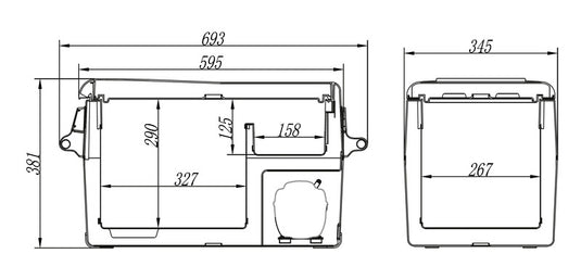 Raffreddatore a compressore Carbest CampCooler 30 71456