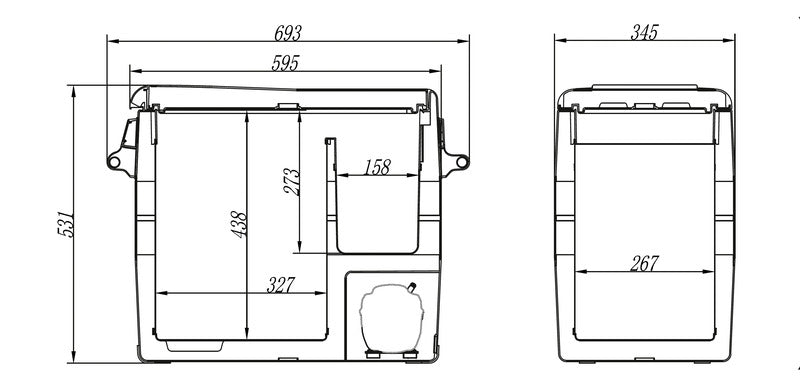 Load image into Gallery viewer, Raffreddatore a compressore Carbest CampCooler 50 71458
