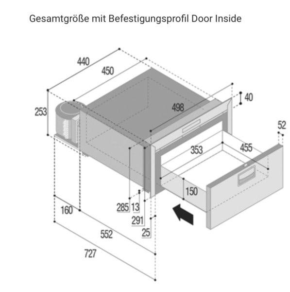 Load image into Gallery viewer, Kühlschublade DW35 RFX 71468
