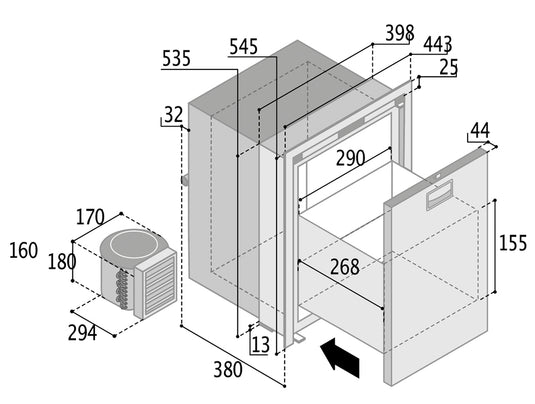 Kühlschrank C42LX Edelsta 71470