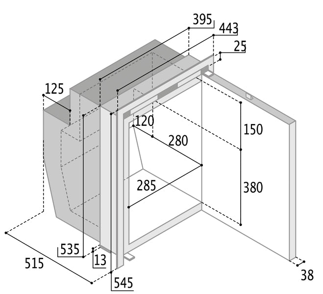 Load image into Gallery viewer, Kühlschrank C51iX Edelsta 71472
