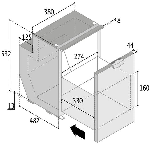 Kompr.Kühlschrank C51DW s 71515