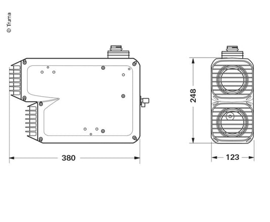 Truma VarioCalore comfort, riscaldamento 12V, potenza 3700W 720306