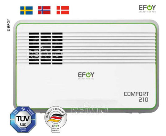 EFOY Comfort 210i fuel cell con set di accessori. Versione Scandinavia 722422