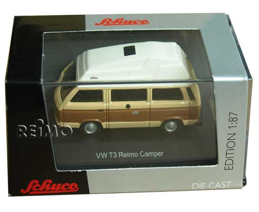 modelcar VW T3 Bus Camper, Reimo con tetto alto 72518