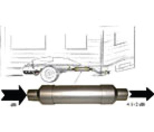 Silenziatore 450x70mm 73211