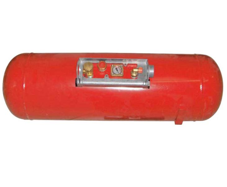 Carica immagine in Galleria Viewer, Serbatoio gas 60l, 300mm, scatola di protezione in alluminio, telecomando 740050
