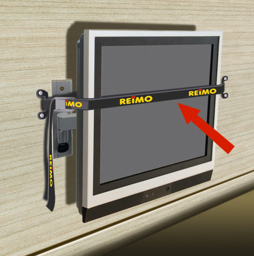 Cinturino di fissaggio Reimo con fibbia metallica stabile 74009