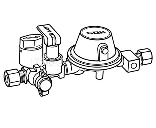 Sistema di controllo del serbatoio del gas RVS-RVS-RVS 50mbar 74031