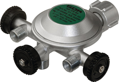 Regolatore di pressione a 3 uscite 50mbar SB 75194