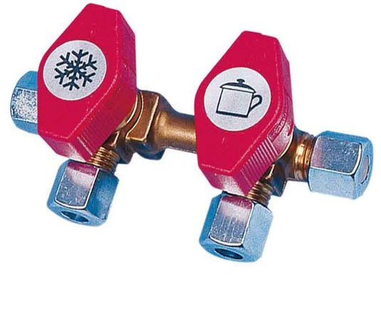 Blocco valvole gas VK2, ingresso 8 mm 75293L
