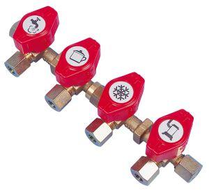Blocco valvole gas VK4, 4xinput 10mm 75297