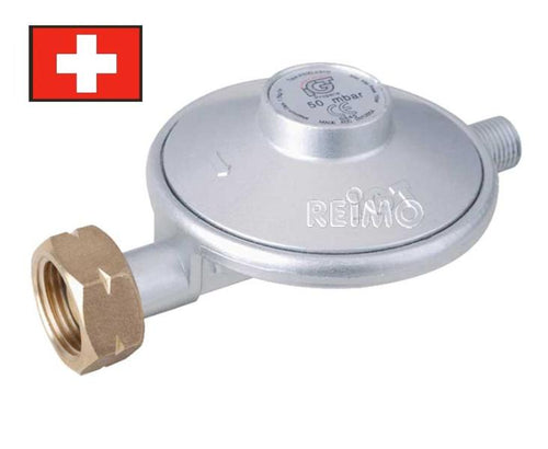 Regolatore gas 50mbar Svizzera 753675