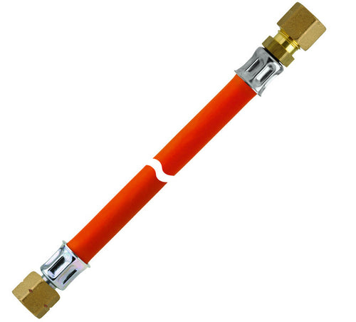 Tubo per gas marino 40cm, 8mm, raccordo per tubo flessibile 75411