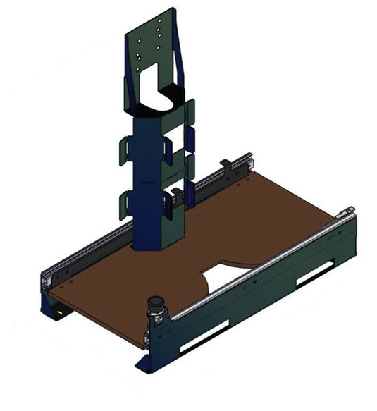 Cilindro a gas estraibile per garage posteriore L70xP37xH69cm, 75426