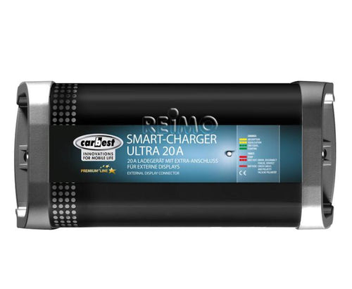 caricabatterie 20A 12V IuOU, con uscita per pannello, tecnologia switch-mode 800801