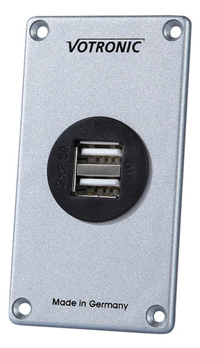 Caricabatterie doppio USB 5V/2.5A 801292