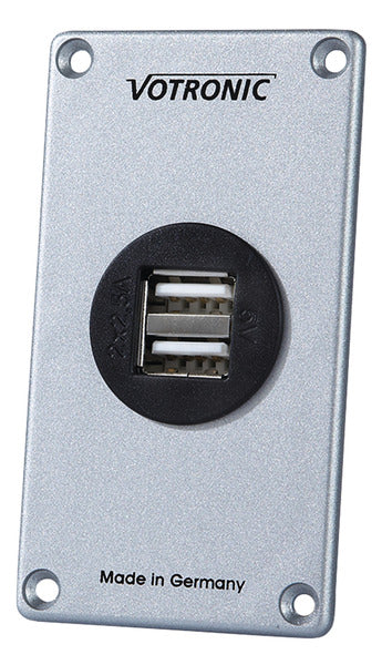 Caricabatterie doppio USB 5V/2.5A 801292