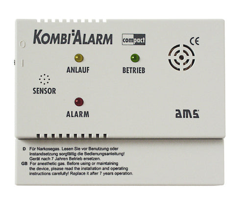 Dispositivo di allarme gas AMS Kombi Compact per KO/gas liquido 12V 80210