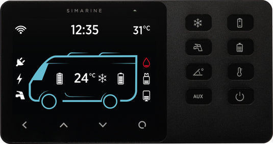 Sistema di controllo per caravan con sistema di monitoraggio/interruttore fino a 10 dispositivi 80269