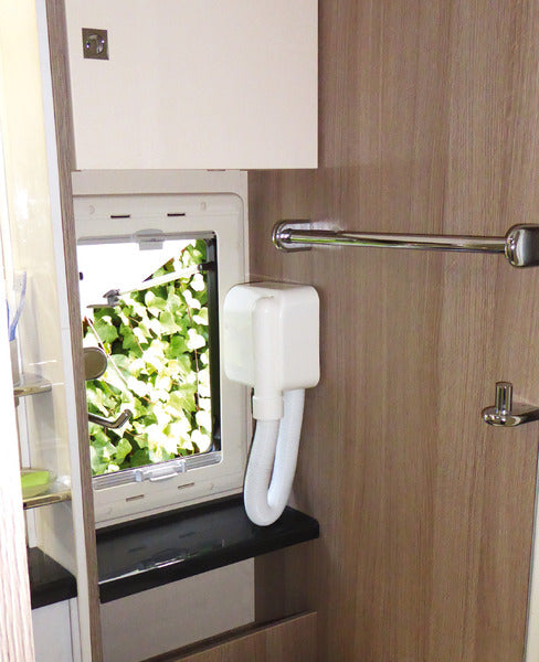 Schlauch-Wandhaartrockner, zur permanenten Wandbefestigung, für Truma u.Webasto 804191