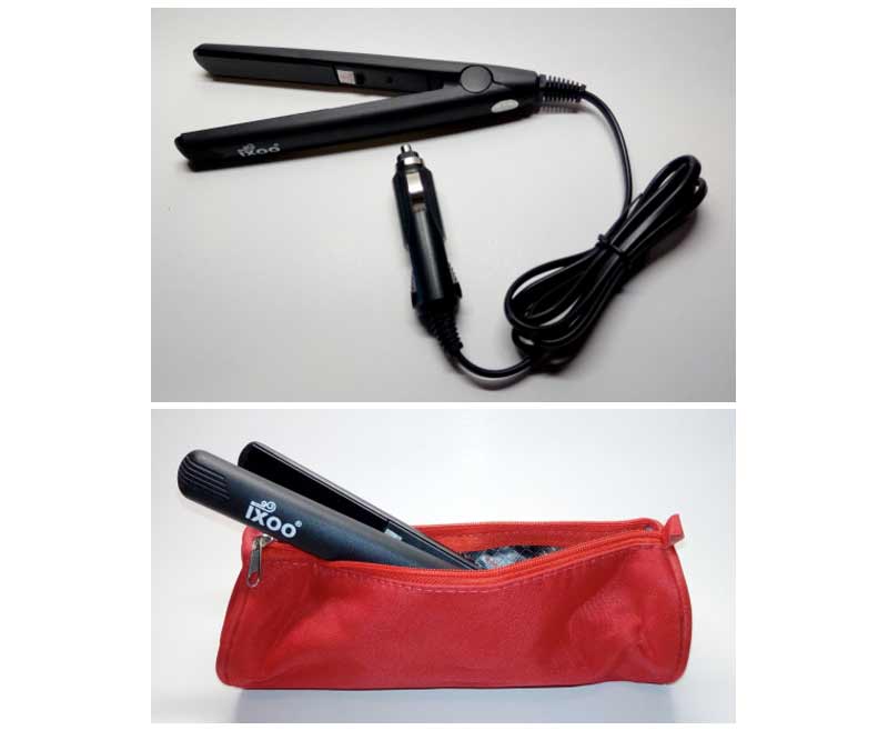 Load image into Gallery viewer, Piastra per capelli 12V inclusa borsa 804193
