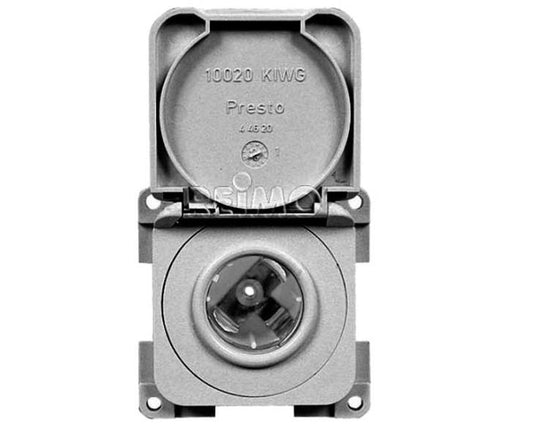 Presa 12V con coperchio grigio sciolto, sciolto 81008L