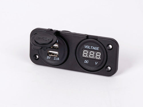 Voltmeter mit 2x USB-Anschluss 811162