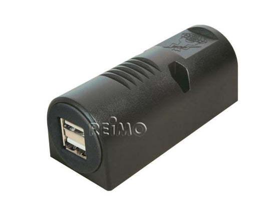 Presa USB da superficie 12/5V 5A con doppia USB 2x2,5A 811821